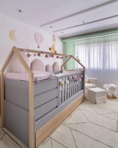 Quarto de bebê para casas pequenas