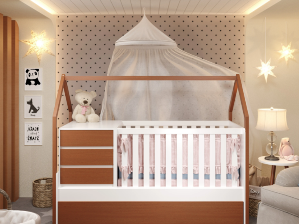 Ergonomia no Quarto do Bebê: A Melhor Altura para Trocar Fraldas e Guardar Itens