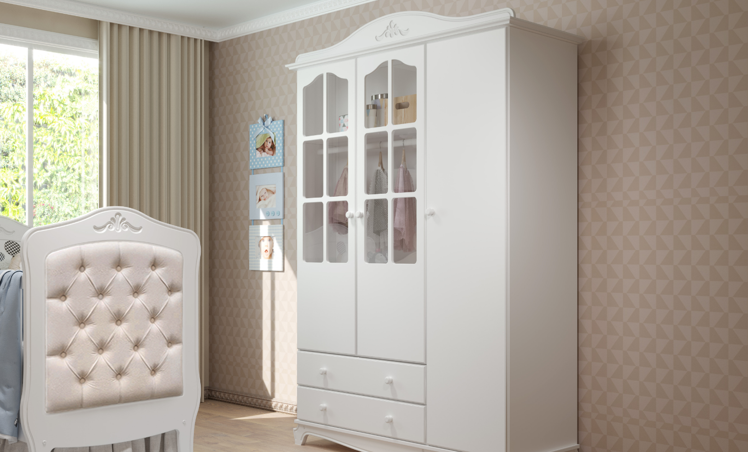 Como Escolher o Guarda-Roupa Ideal para o Quarto do Bebê